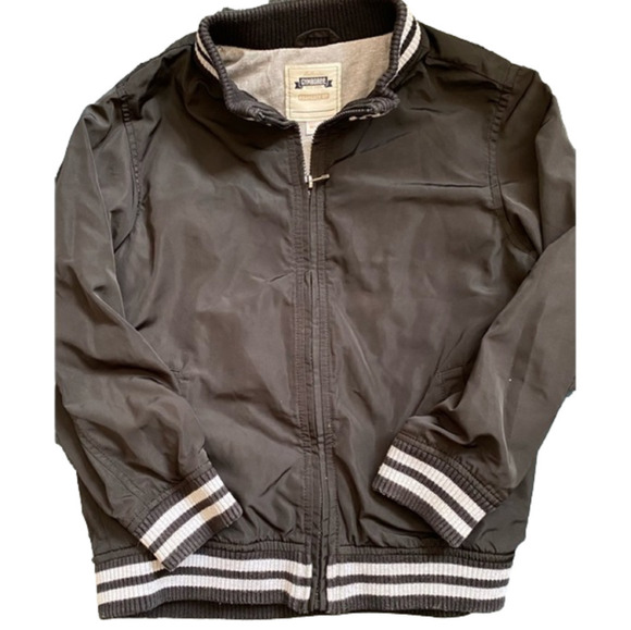 𝅺GYMBOREE Boy’s Black Spring Jacket, Size 7/8 - Picture 1 of 1